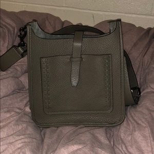 Small Unlined Feed Bag with Whipstitch (Graphite)